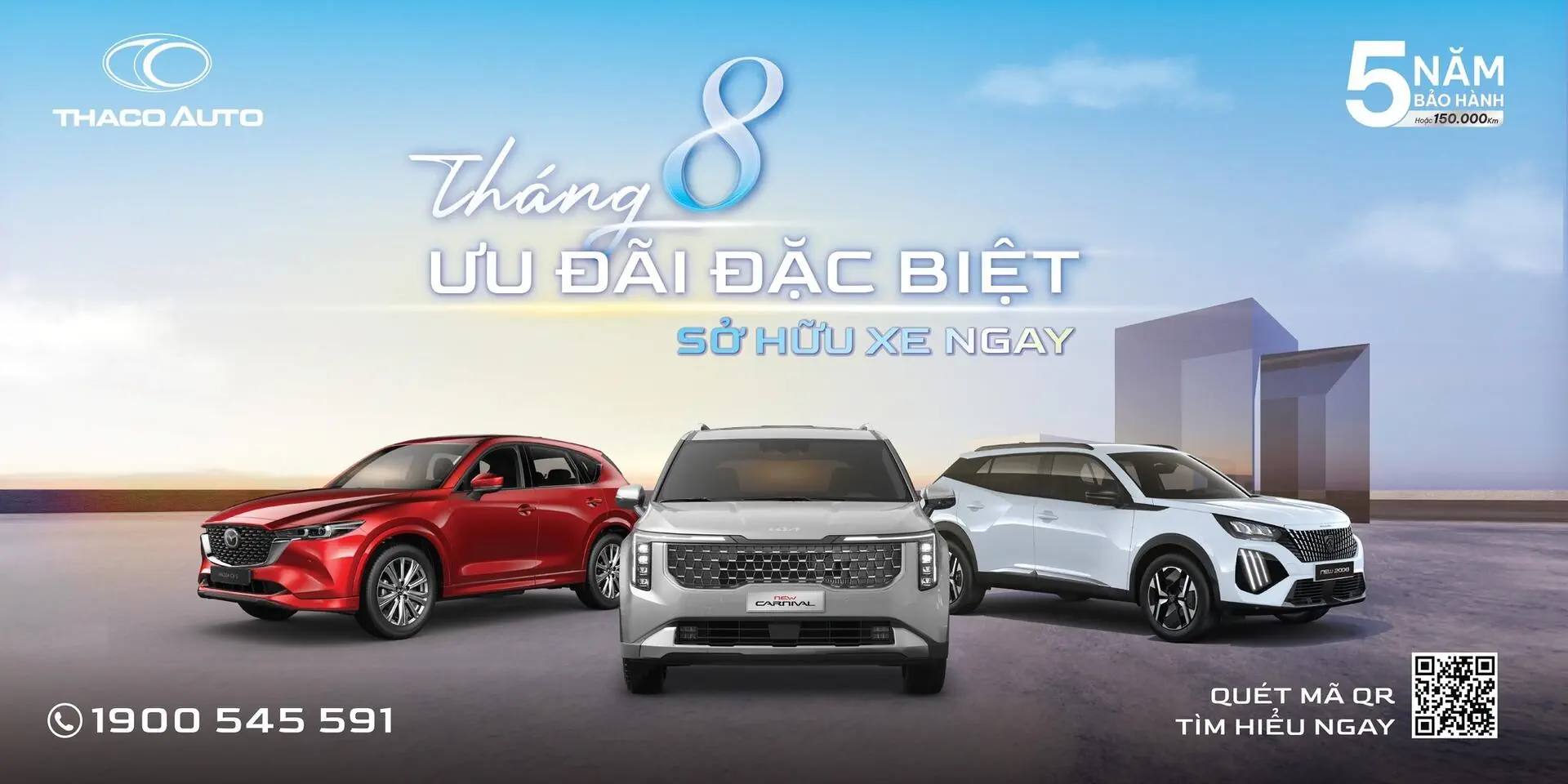 THACO AUTO ưu đãi đặc biệt cho nhiều dòng xe du lịch