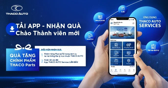 THACO AUTO SERVICES - ỨNG DỤNG SỐ CHĂM SÓC XE ĐA THƯƠNG HIỆU, NÂNG TẦM TRẢI NGHIỆM KHÁCH HÀNG