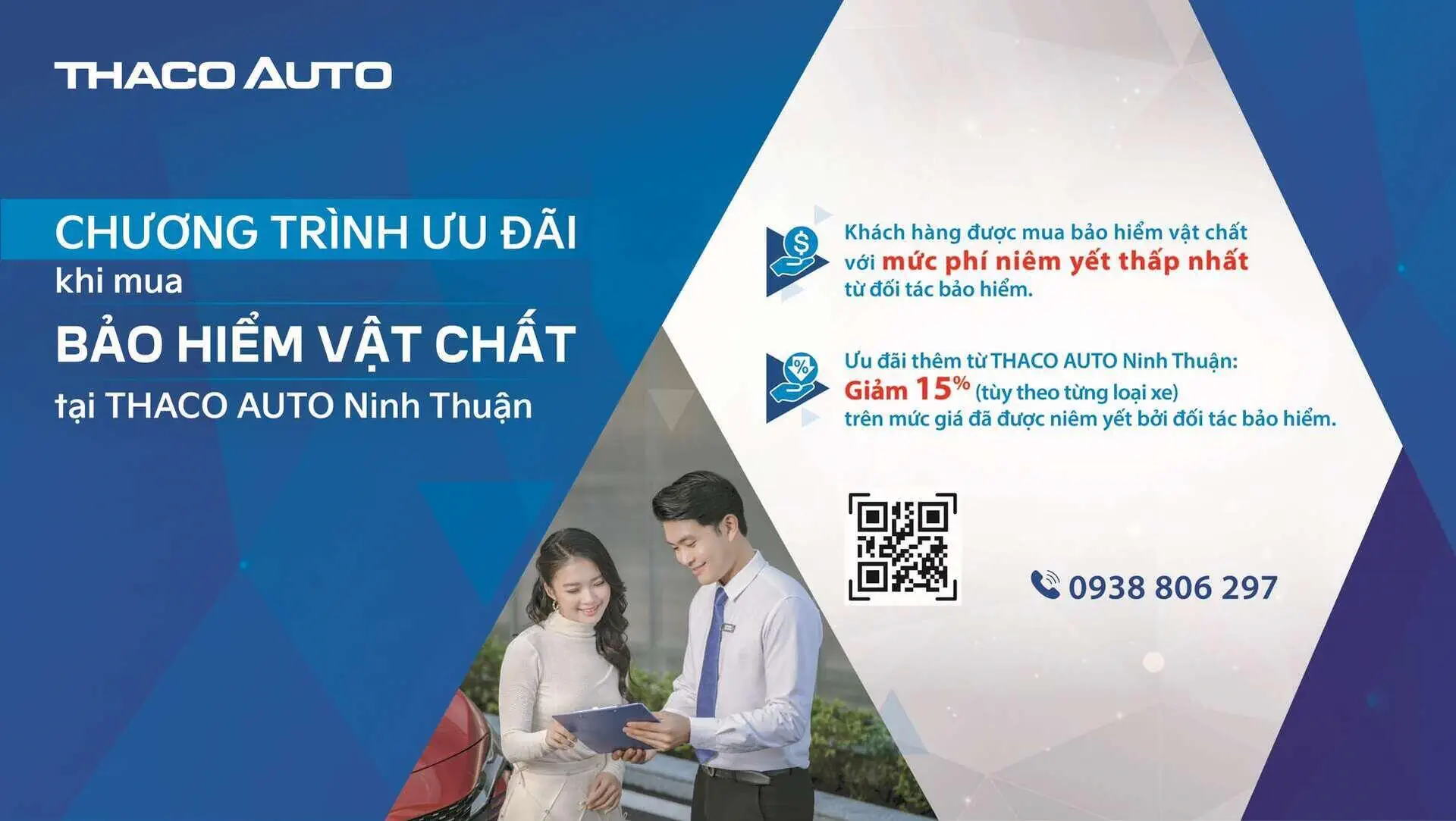 "An tâm tuyệt đối” khi mua bảo hiểm vật chất tại THACO AUTO Ninh Thuận