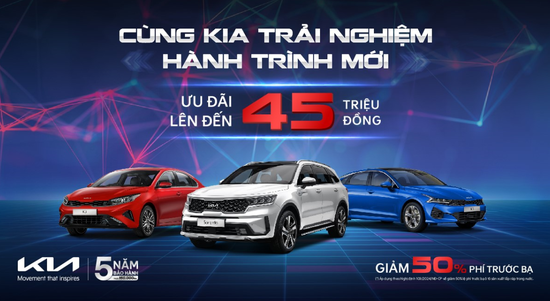 Ưu đãi 50% phí trước bạ, cơ hội sở hữu xe với mức giá hấp dẫn