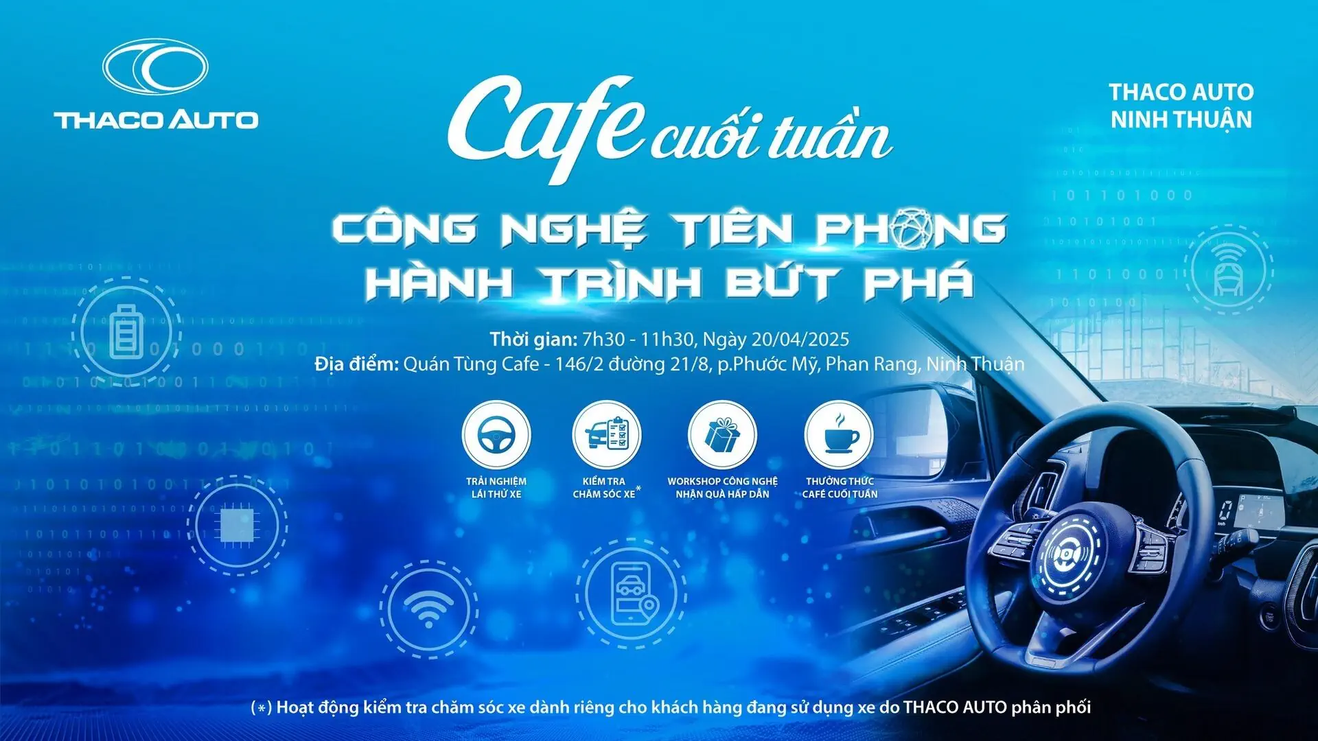 CAFE CUỐI TUẦN THÁNG 4 CÔNG NGHỆ TIÊN PHONG - NÂNG TẦM TRẢI NGHIỆM